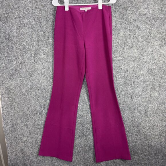 Trina Turk Pants Womens Size 2 Purple Flare Dress Party Business - Picture 1 of 11